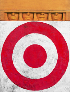 Target with Four Shoppers