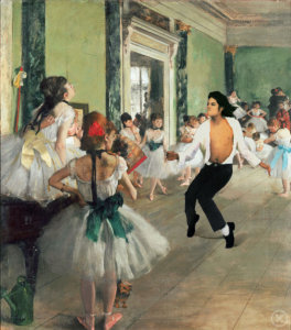 The Ballet Class With Signature Dance Move
